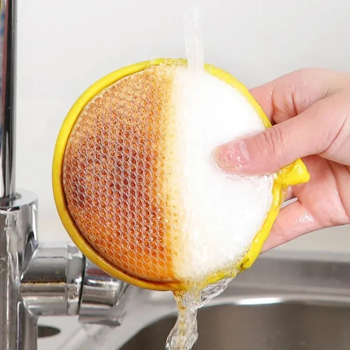 5pcs Dish Washing Sponge Double Side Scouring Pad Wipe Pot Pan Dish Washing Cleaning Brush Sponge Household Kitchen Tools