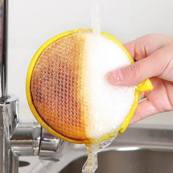 5pcs Dish Washing Sponge Double Side Scouring Pad Wipe Pot Pan Dish Washing Cleaning Brush Sponge Household Kitchen Tools