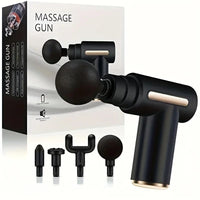 Massage Gun 5 In 1 Multifunctional Electric Full Body Massage Equipment Set - 6 Speeds With 4 Massage Heads For Deep Tissue Relief And Relaxation