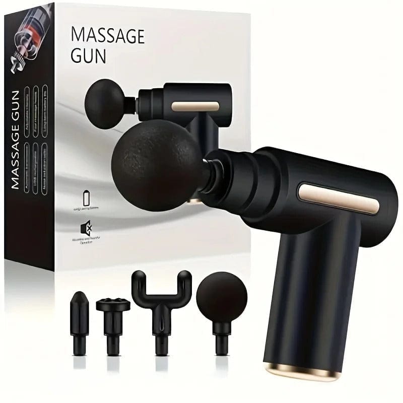 Massage Gun 5 In 1 Multifunctional Electric Full Body Massage Equipment Set - 6 Speeds With 4 Massage Heads For Deep Tissue Relief And Relaxation